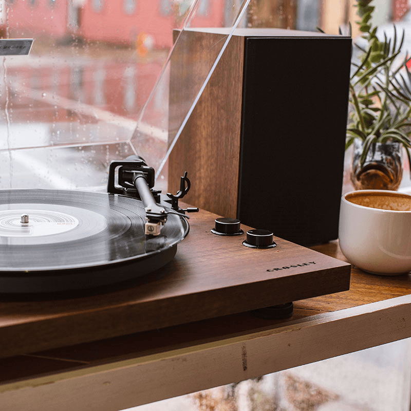 C62 Turntable Shelf System, Walnut