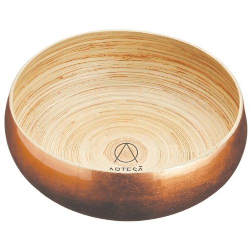 Image showing the Serving bowl, 26cm, Copper Finish Bamboo product.