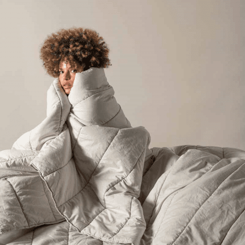 Image showing the The Cotton Quilt, King / Super King, Clay product.