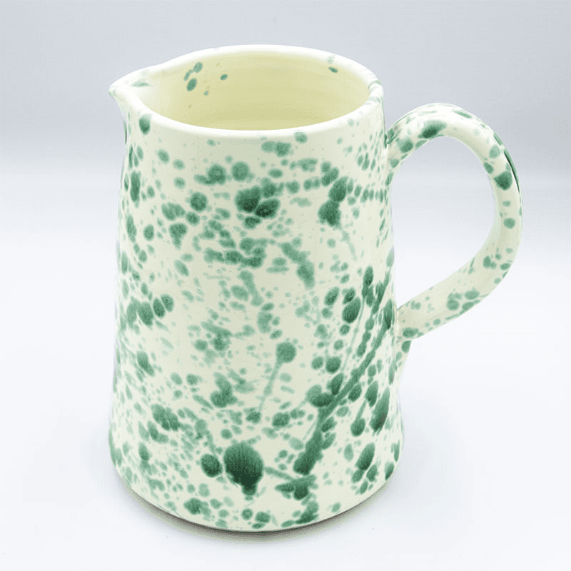 Splatter Jug, H18cm, Pistachio