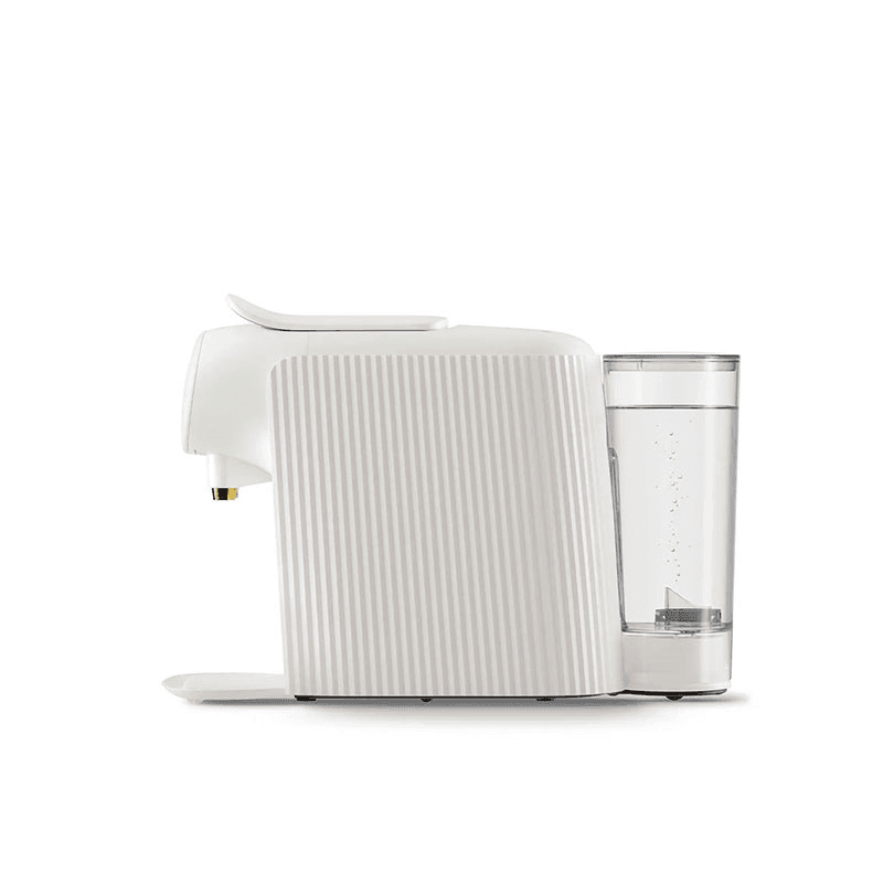 Plisse Capsule coffee machine, White