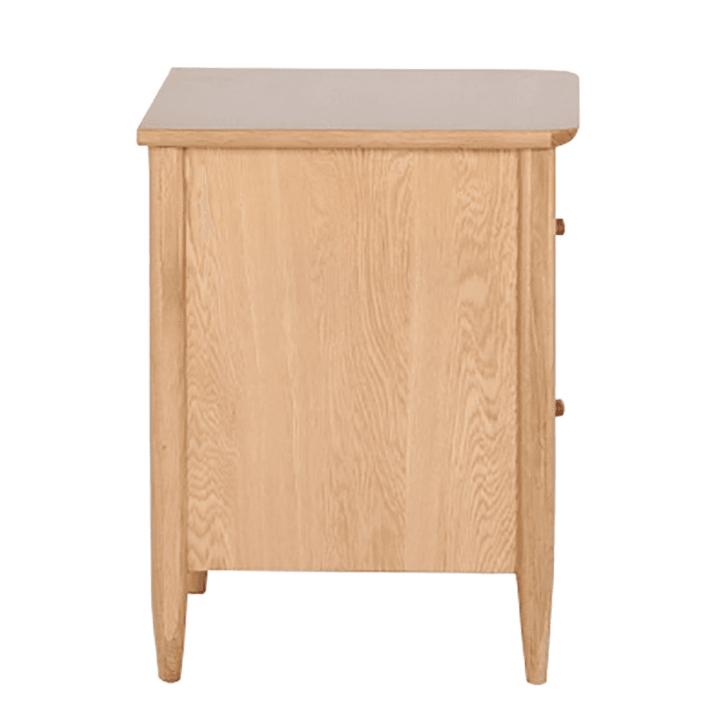 Teramo Bedside cabinet, H60 x W53 x D47cm, Natural