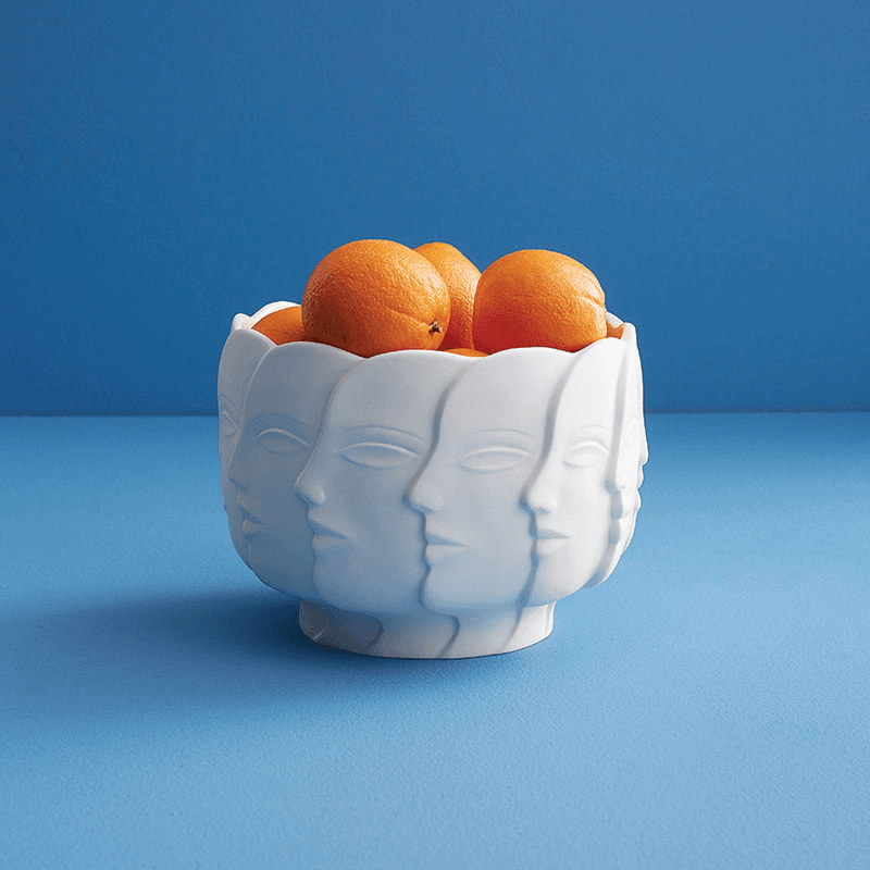 Dorma Maar Radial Bowl, D24cm, White