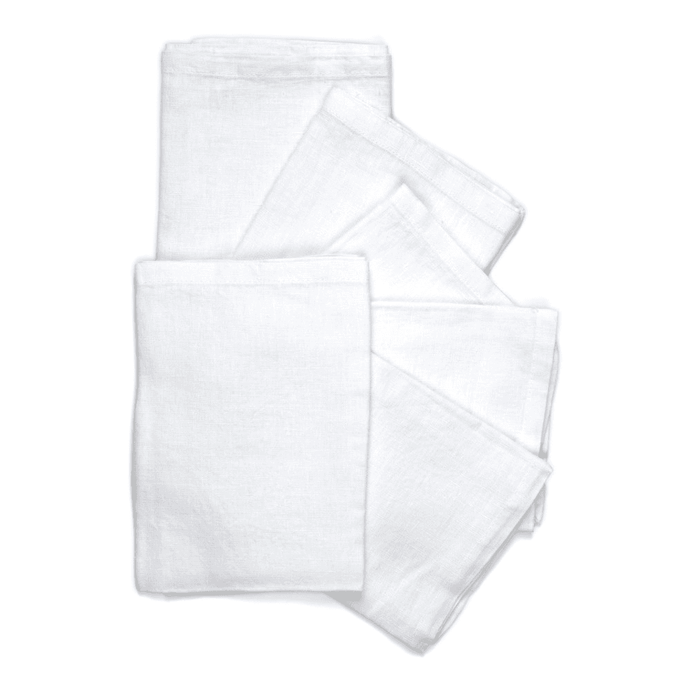 Emily Set of 6 napkins, L45 x W45cm, salt