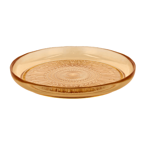 Image showing the Kusintha Plate, D25cm, Amber product.