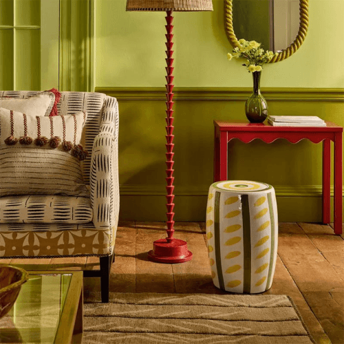 Image showing the Rander Ceramic Stool, Spruce product.