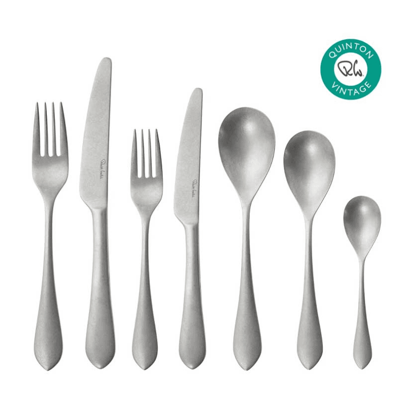 Quinton Vintage 84 Piece Cutlery Set, Stainless Steel