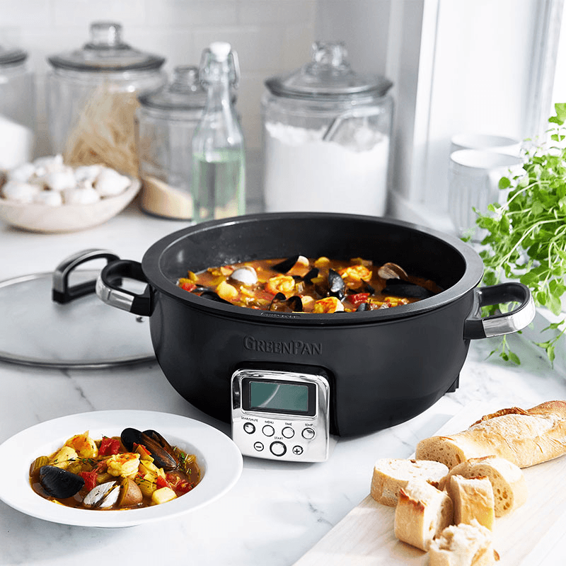 Non-Stick Multicooker, 5.6L, Black