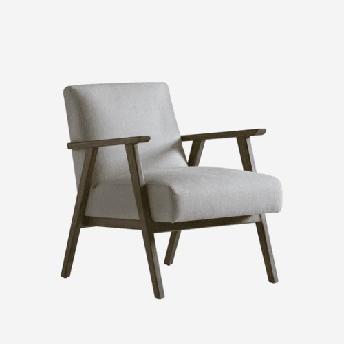Image showing the Andrew Martin Accent Chair, Natural product.