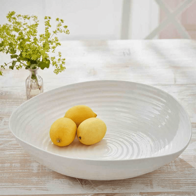 Ceramics Statement bowl, 36.5cm, White