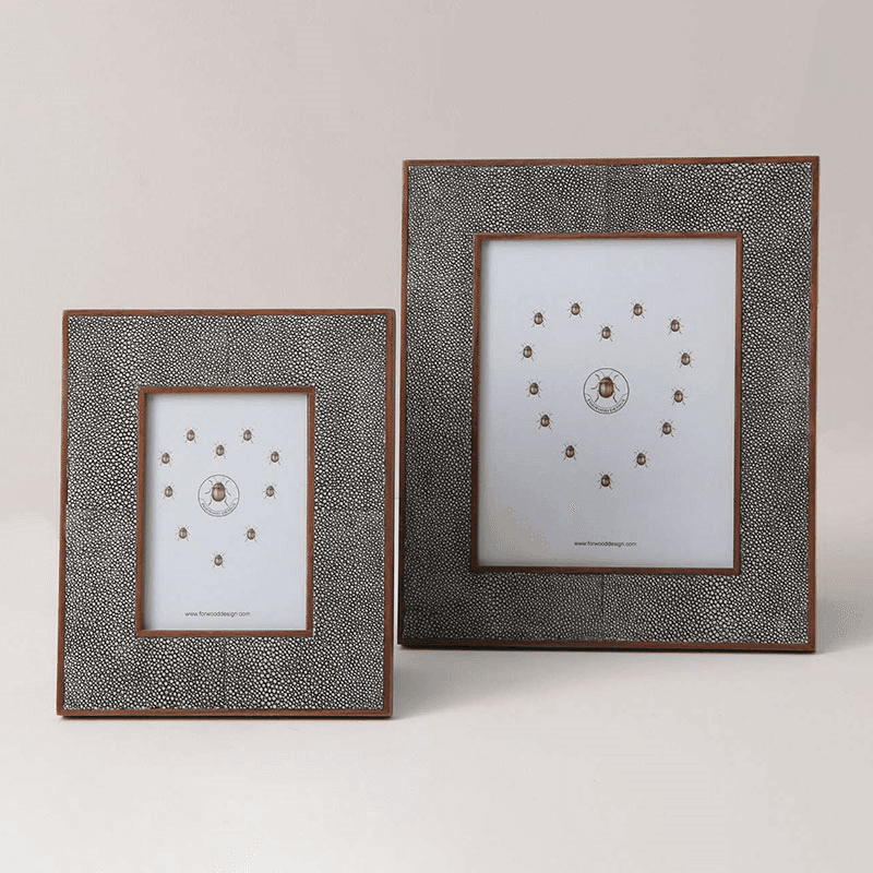 Classic Photo  Frame, 10 x 8", Charcoal Shagreen