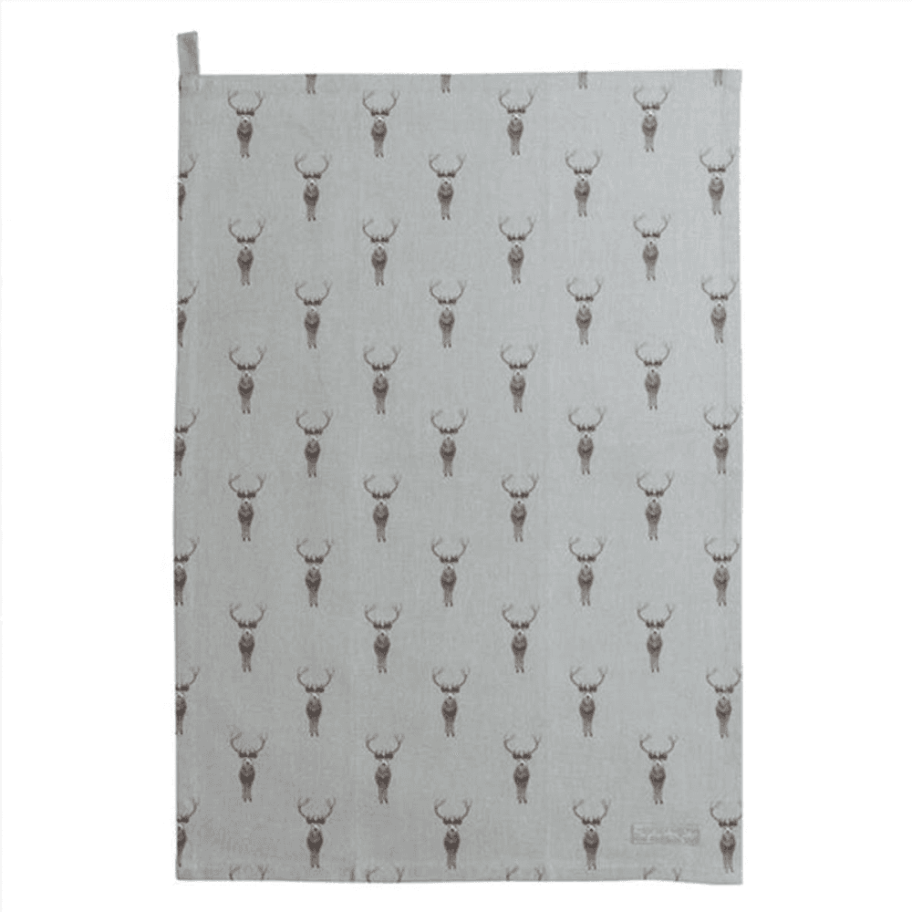 Highland Stag Tea towel, 45 x 65cm