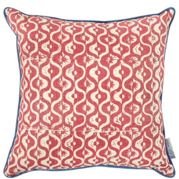 Cushion, Medallion, Berry, Small, 50 x 50cm