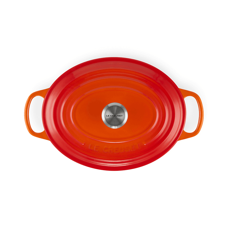 Signature Cast Iron Oval casserole, 29cm - 4.7 litre, Volcanic