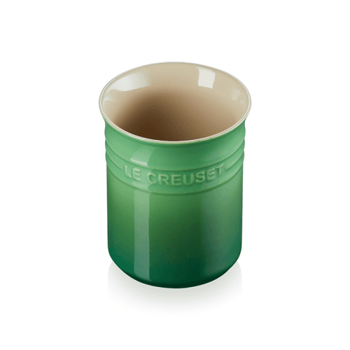 Image showing the Stoneware Small Utensil Jar, Bamboo Green product.