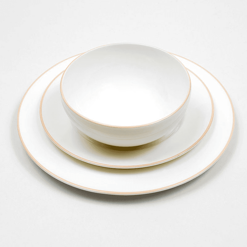 Breakfast Bowl, D15cm, Blush Rim