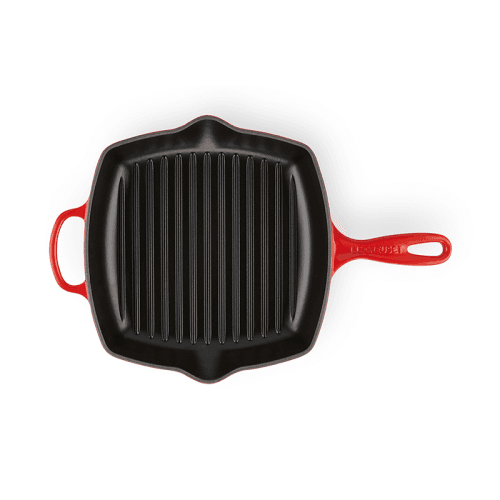 Image showing the Signature Cast Iron Square grillit, 26cm, Cerise product.