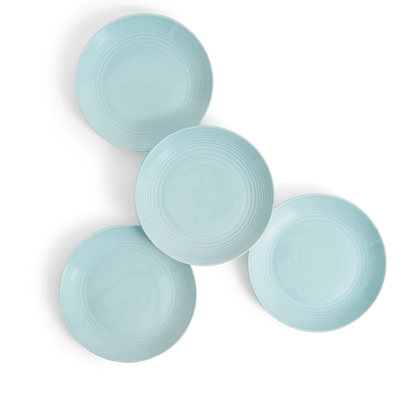 Gordon Ramsay Maze Set of 4 Plates, D22cm, Blue