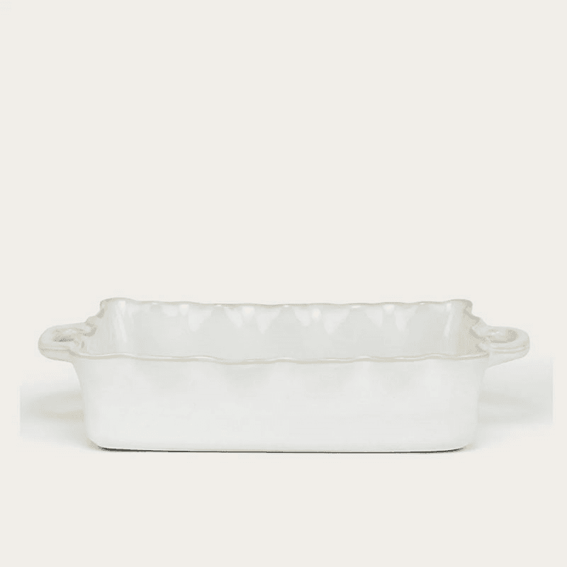 Bramley Medium Baking Dish, D35cm, Reactive White