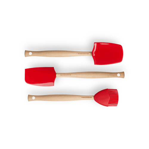 Image showing the Silicone Utensil Tools, Set of 3, Cerise product.