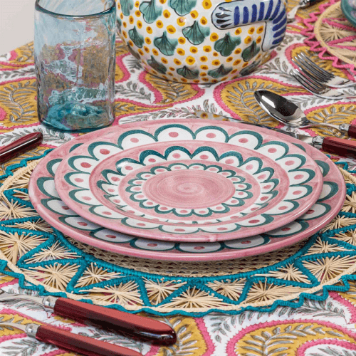 Image showing the Scallop Set of 6 Dinner Plates, D25.5cm, Mutli product.