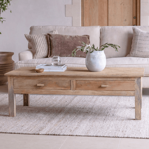 Image showing the Laali Coffee Table, Mango Wood product.