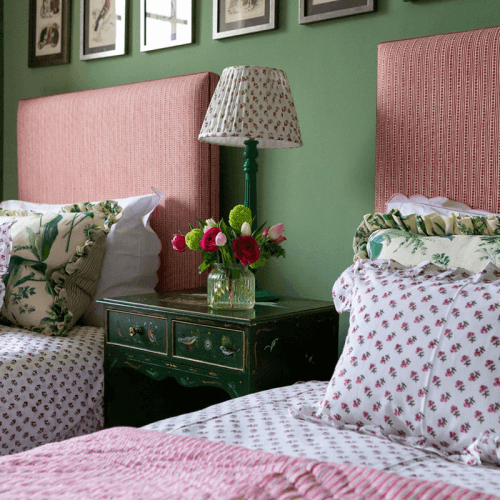 Image showing the Ditsy King Size Duvet Cover, Pink product.