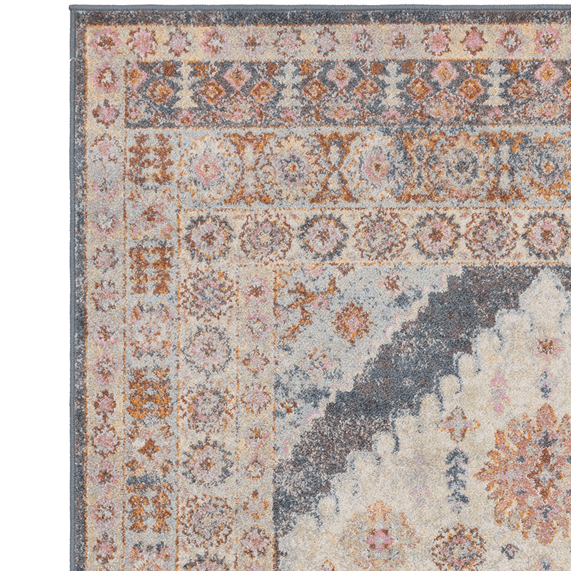 Flores fiza classic persian medallion rug, 160 x 230cm, Multi