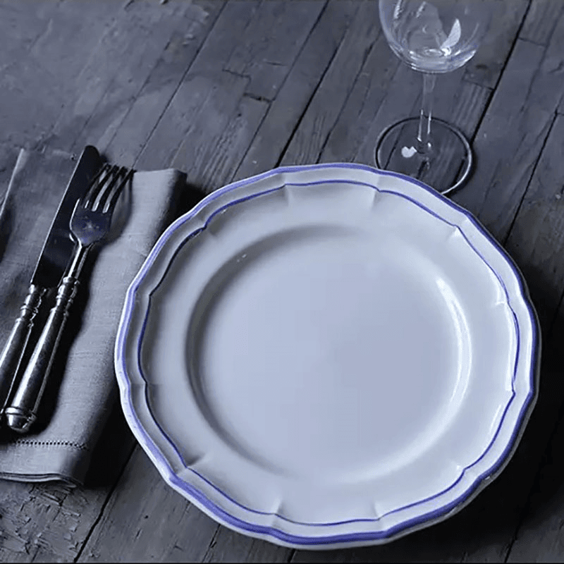 Dinner Plates, Filet Bleu, 26cm, Set of 4