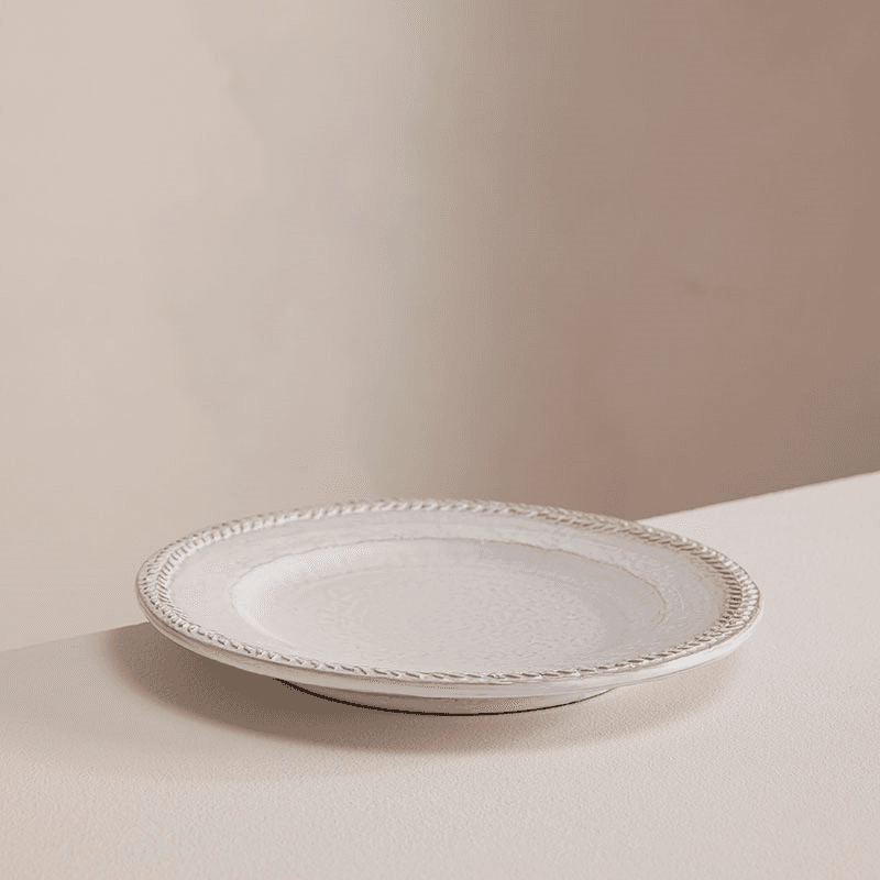 Hillcrest Set of 4 Side Plates D21cm, White