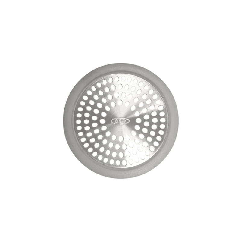 Bath tub drain protector, Silver/Black