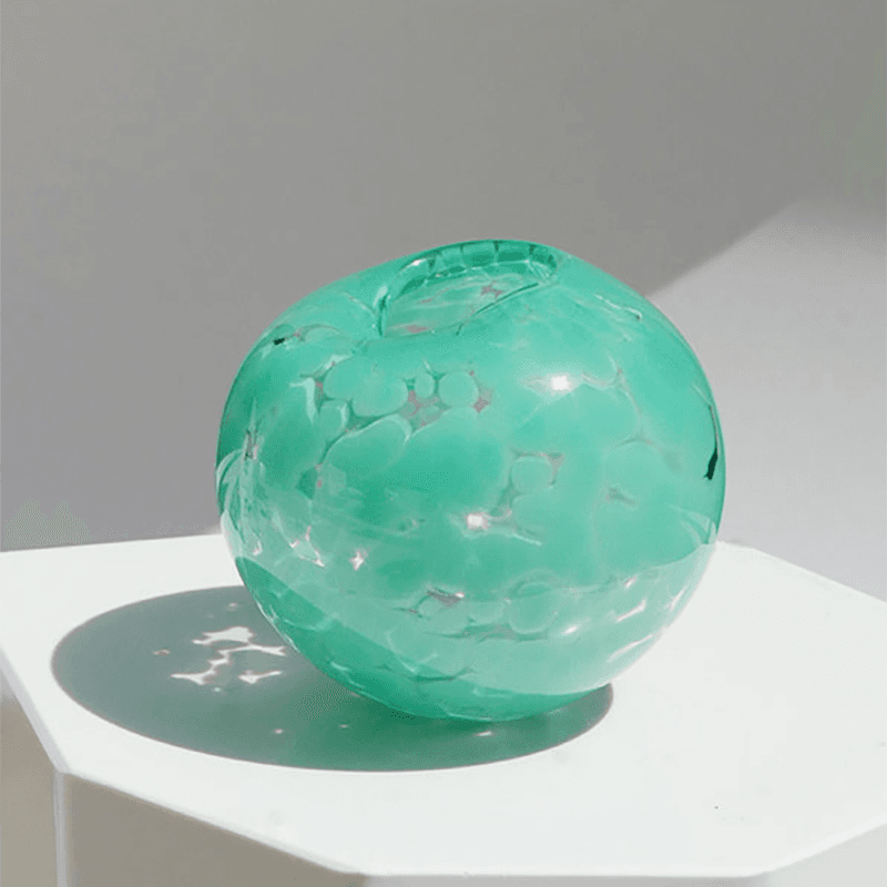 Dewdrop Vase, D14cm, Jade