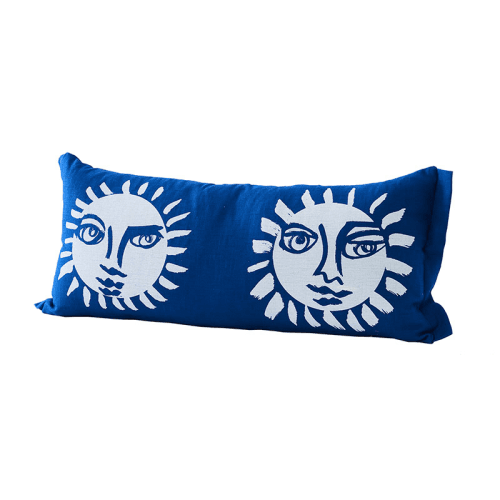 Image showing the Sunne Cushion, 30 x 60cm, Azure product.