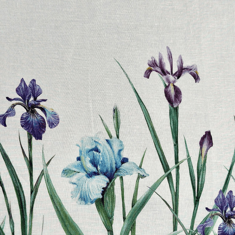 Iris Linen Tablecloth, 165 x 300cm, Purple