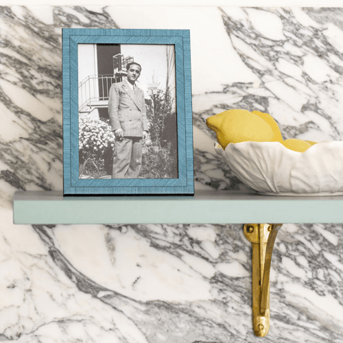 Image showing the Bianca Photo Frame, 5x7", Azure product.