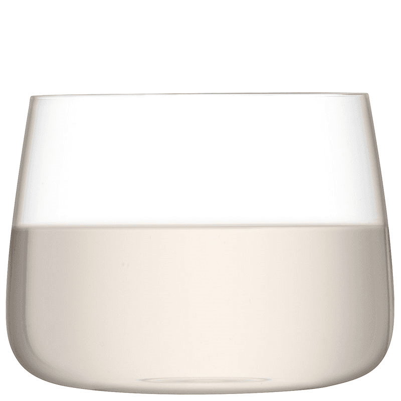 Metropolitan Set of 4 Stemless Glass, 360ml, Clear