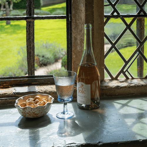 Image showing the Spiral Set of 4 Wine Glasses, 175ml, Light Blue product.