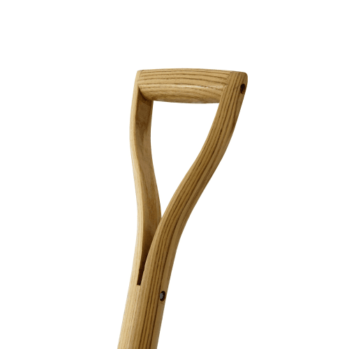 Image showing the Treaded digging spade, H106.5 x W19.5cm, Natural/Silver product.