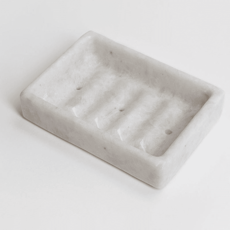 Mandalay Soap Dish, 15 x 10cm, Marble