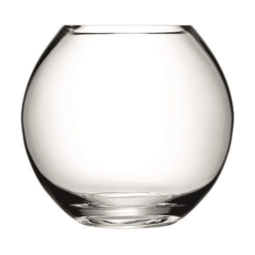 Image showing the Flower Round bouquet vase, 22cm, clear product.