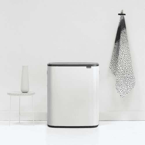 Image showing the Bo Touch bin, 60 litre, White product.