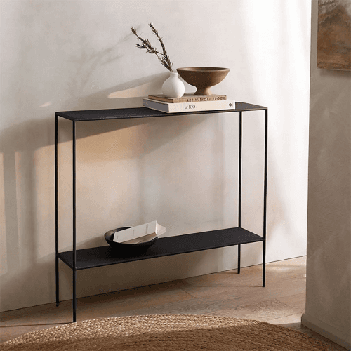 Image showing the Marton Console Table, Black product.