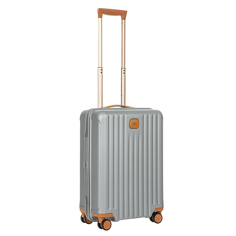 Capri Carry-on Suitcase, H55 x L38 x W23cm, Silver
