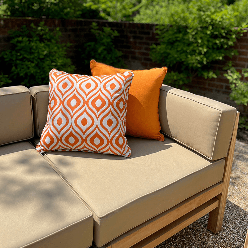 Scatter Cushion, 45 x 45cm, Burnt Orange