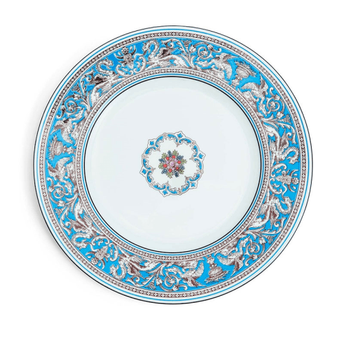 Image showing the Florentine Plate, D27cm, Turquoise product.