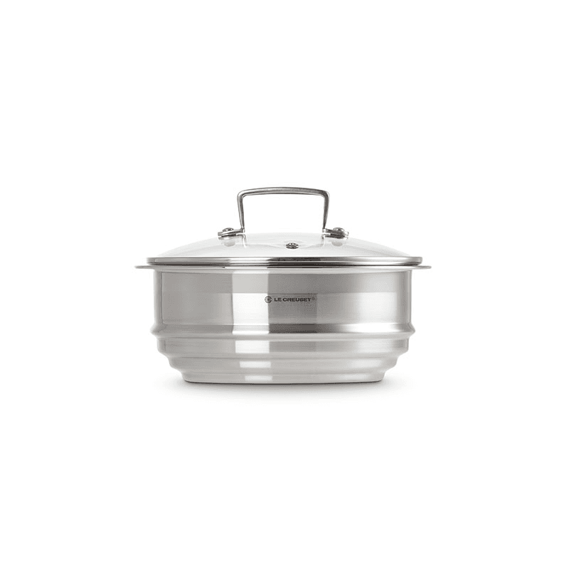 Classic 3-ply Multi Steamer with Glass Lid, 20cm, Stainless Steel