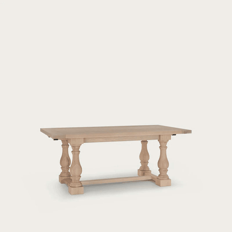 Balmoral 6-10 Seater Extending Dining Table, Natural Oak