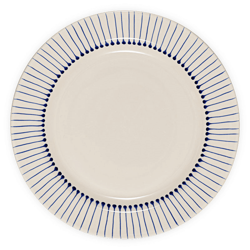 Iba Dinner Plate, D27.5cm, Indigo