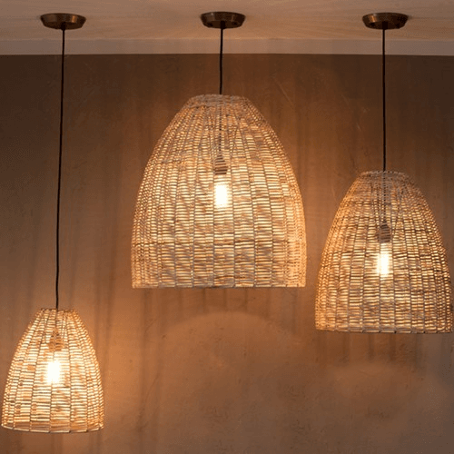 Noko Wicker Pendant, D47cm, Natural