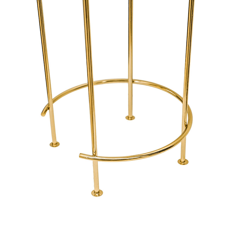 Opulence Set of 2 Nested Side Tables, H72cm, Gold